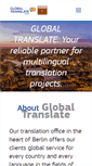 Mobile Screenshot of global-translate.de